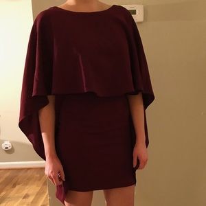 Best is Yet to Come Burgundy Backless Dress